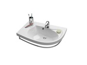 Umywalka Rosa Comfort L Biała z otworami [PRODUKT KLASA II] RAVAK
