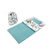 Śpiwór dla dzieci do spania Cygańskie Róże - Velvet pikowany/Bawełna