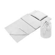 Śpiwór dla dzieci do spania Szary - Bawełna