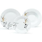 Arôme Home 18-częściowy zestaw obiadowy Wierzba, ekstra biały Arôme
