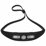 Sixtol Latarka czołowa z gumowym paskiem i czujnikiem HEADLAMP SENSOR 1, 160 lm, XPG LED, COB, USB Sixtol