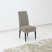 Pokrowiec elastyczny na krzesło Denia jasnoszary, 40 x 60 cm, komplet 2 szt. 4HOME