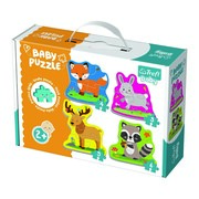 Trefl Baby puzzle Zwierzęta w lesie, 4w1 Trefl