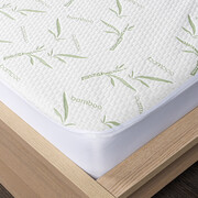 4Home Bamboo Wodoodporny ochraniacz na materac z lamówką, 140 x 200 cm + 30 cm, 140 x 200 cm 4Home