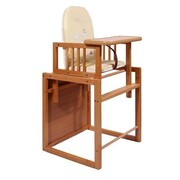 New Baby Bukowe krzesełko do karmienia ze stolikiem Victory, 93 cm 4HOME