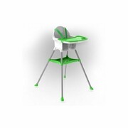 Doloni Krzesełko do karmienia dla dzieci, zielony, 67 x 69 x 97 cm 4HOME