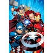 Jerry Fabrics Koc dziecięcy Avengers Heroes 02, 100 x 150 cm Jerry Fabrics