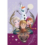 Jerry Fabrics Koc dziecięcy Frozen Family 03, 100 x 150 cm Jerry Fabrics