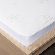 4Home Aloe Vera Wodoodporny ochraniacz na materac z lamówką, 180 x 200 cm 4Home