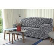 Pokrowiec elastyczny na sofę Istanbul szary, 180 - 240 cm 4HOME