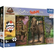 Trefl Puzzle Super Shape Kolorowe dinozaury/Jurassic World, 104 XL elem. Trefl