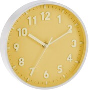 Zegar ścienny Silvia, żółty, 20 cm 699025