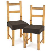 4Home Pokrowiec multielastyczny na krzesło Comfort brown, 40 - 50 cm, 2 szt. 4Home