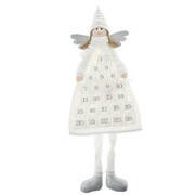 Tekstylny kalendarz adwentowy Angel biało-złoty,60 x 120 cm 4HOME