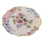 Porcelanowy talerz deserowy Roses, 19,2 cm 4HOME