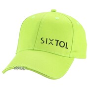 Sixtol Czapka z daszkiem z latarką LED B-CAP 25lm, USB, uni, fluorescencyjny zielony Sixtol