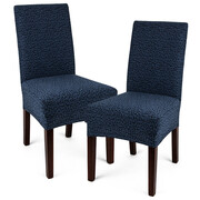 4Home Multielastyczny pokrowiec na krzesło Comfort Plus niebieski, 40 - 50 cm, zestaw 2 szt. 4Home
