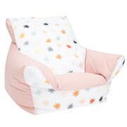 New Baby Fotelik dziecięcy wypełniony kuleczkami , różowy 4HOME