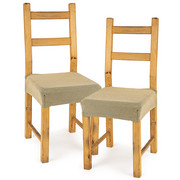 4Home Pokrowiec multielastyczny na krzesło Comfort beige, 40 - 50 cm, 2 szt. 4Home
