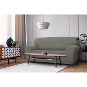 Pokrowiec elastyczny na sofę Denia jasnoszary, 140-180 cm, 140 - 180 cm 4HOME