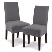 4Home Multielastyczny pokrowiec na krzesło Comfort, szary, 40 - 50 cm, zestaw 2 szt. 4Home