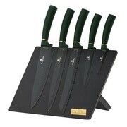 Berlinger Haus 6-częściowy zestaw noży na magnetycznym stojaku Emerald Collection Berlinger Haus