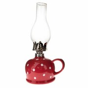 Lampa naftowa Kropka, 14,7 x 28 x 11 cm, czerwony 4HOME