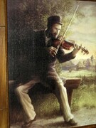 Grający Żyd - jak skrzypek na dachu - Obraz Poznań sklep