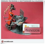 Wizytownik z przybornikiem dla pracoholiczki