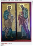 Dwie stare ikony Św. Piotr i Św.Paweł