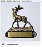 Jeleń - Mosiężna wizytówka to Twoja reklama