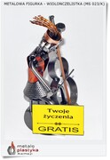 Metalowa figurka z dedykacją dla Wiolonczelistki MS 023
