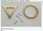 DWA Oznaczenia TOALETA Damska i Męska