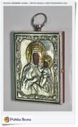 Srebrna polska ikona Matka Boska Częstochowska (26)