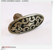 Ozdobna klamka fasolka