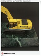 Kolekcjonerski model Koparka na prezent