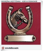 Podkowa z koniem - Mosiężna wizytówka Polski producent