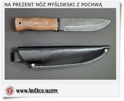 Na prezent ręcznie robiony nóż myśliwski