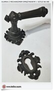 Klamki z mechanizmem sprężynowym
