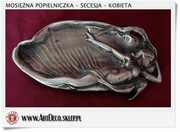 Popielniczka Akt kobiety styl secesja do męskiego gabinetu