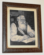 OBRAZEK stary ŻYD KSIĘGOWY + RACHMISRZ