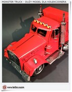 Duży metalowy Ciągnik siodłowy dla Kierowcy