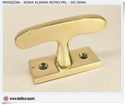 Nowa klamka RETRO PRL do okna