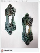 2 szyld na Górny zamek Secesja Vintage