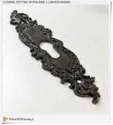 Czarny Szyld - Rozeta na dodatkowy górny zamek FRANCUSKI (3)