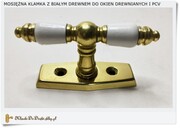 Klamka okienna do białych okien