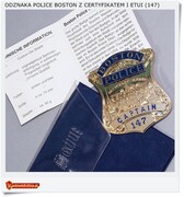 Odznaka BOSTON POLICE Captain 147