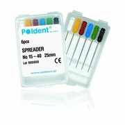Rozpychacze do Gutaperki Spreader 6szt. Poldent