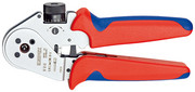 Knipex 97 52 63 Szczypce z matrycą czterotrzpieniową do zagniatania styków wtykowych okrągłych