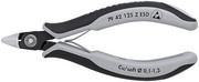 Knipex 79 42 125 Z ESD Precyzyjne szczypce tnące boczne dla elektroników ESD